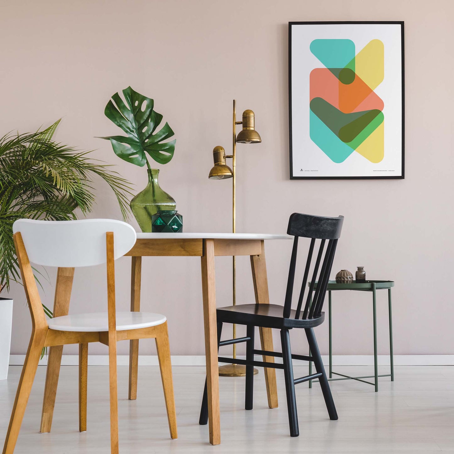 Composition of Colors Poster
