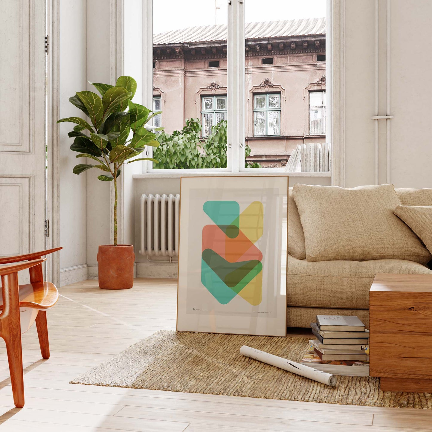 Composition of Colors Poster