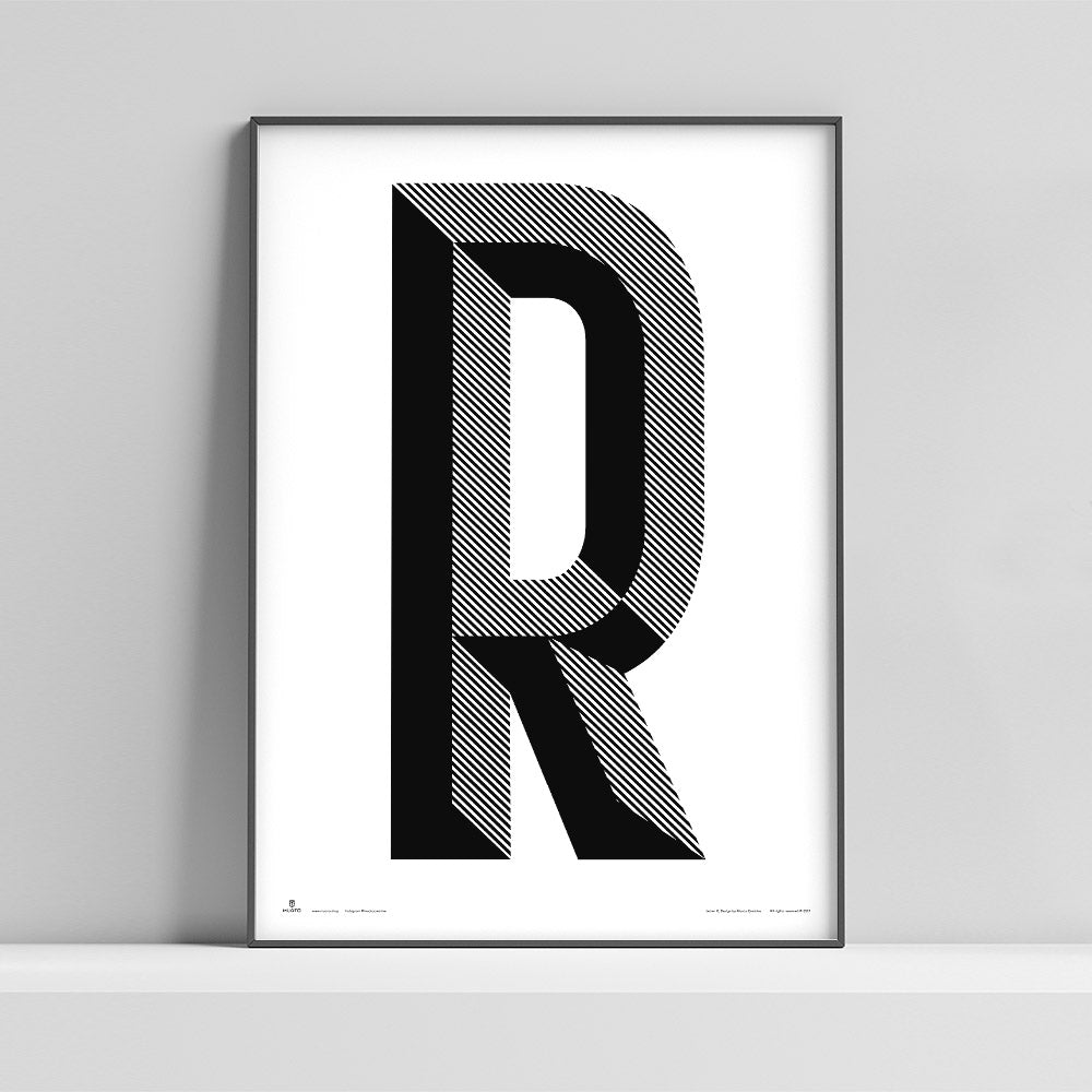 Letter R Poster