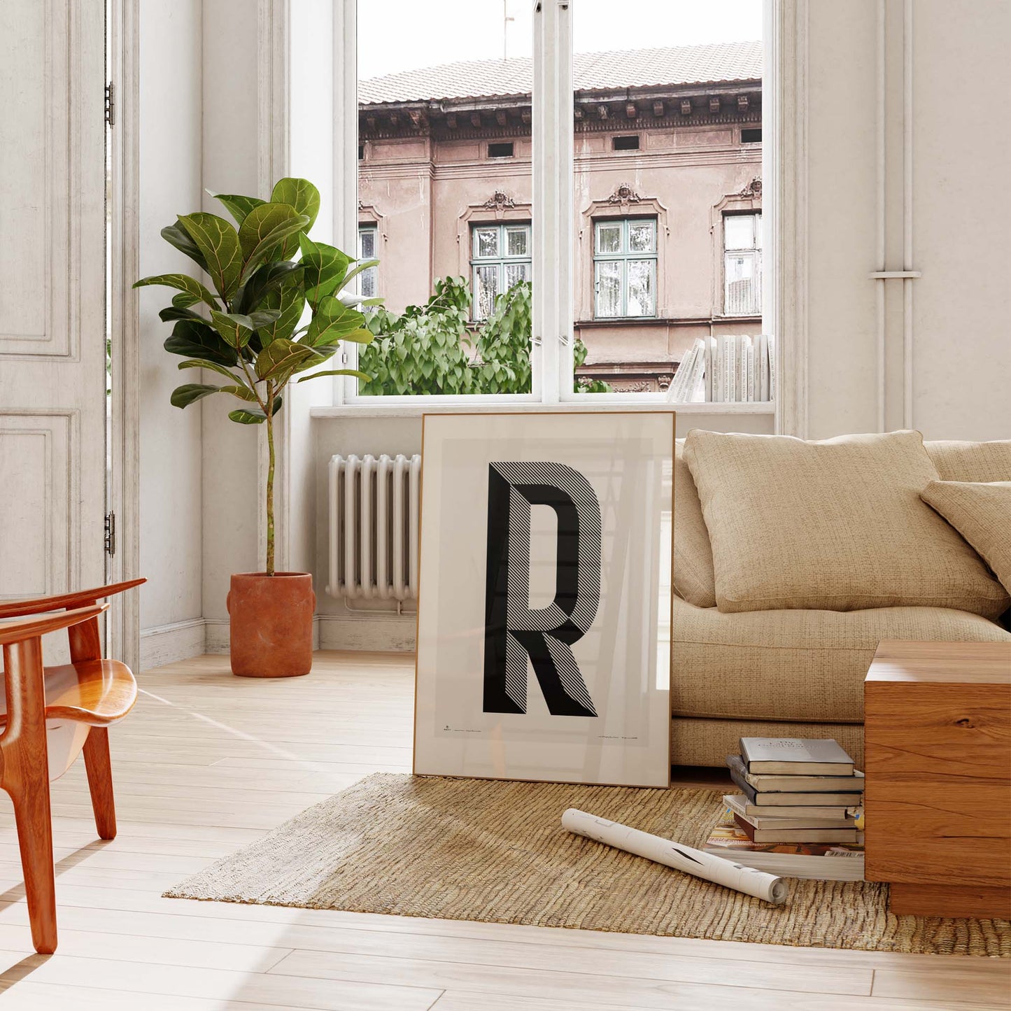 Letter R Poster